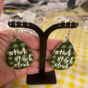 These are the Stinkest Cutest Earrings ever.
